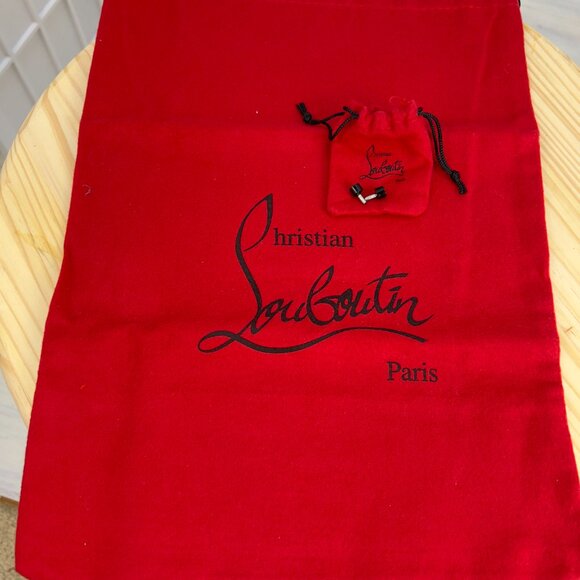 TRINIBOOT CHRISTIAN LOUBOUTIN BOOTS RED Size 38 EUR (Size 8 US) - Picture 11 of 16